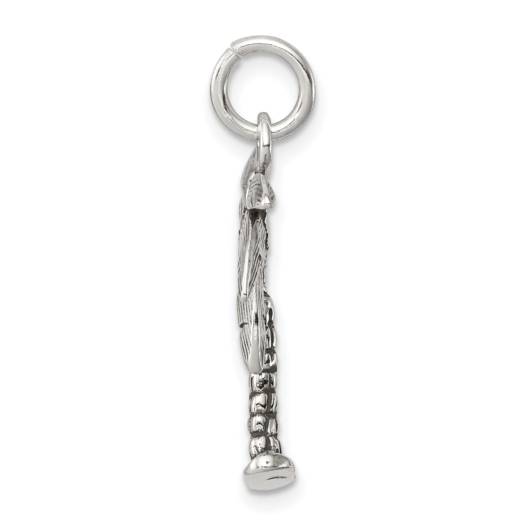Antiqued Sterling Silver Palm Tree Charm for Men Timeless Elegance Secondary image