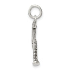 Antiqued Sterling Silver Palm Tree Charm for Men Timeless Elegance