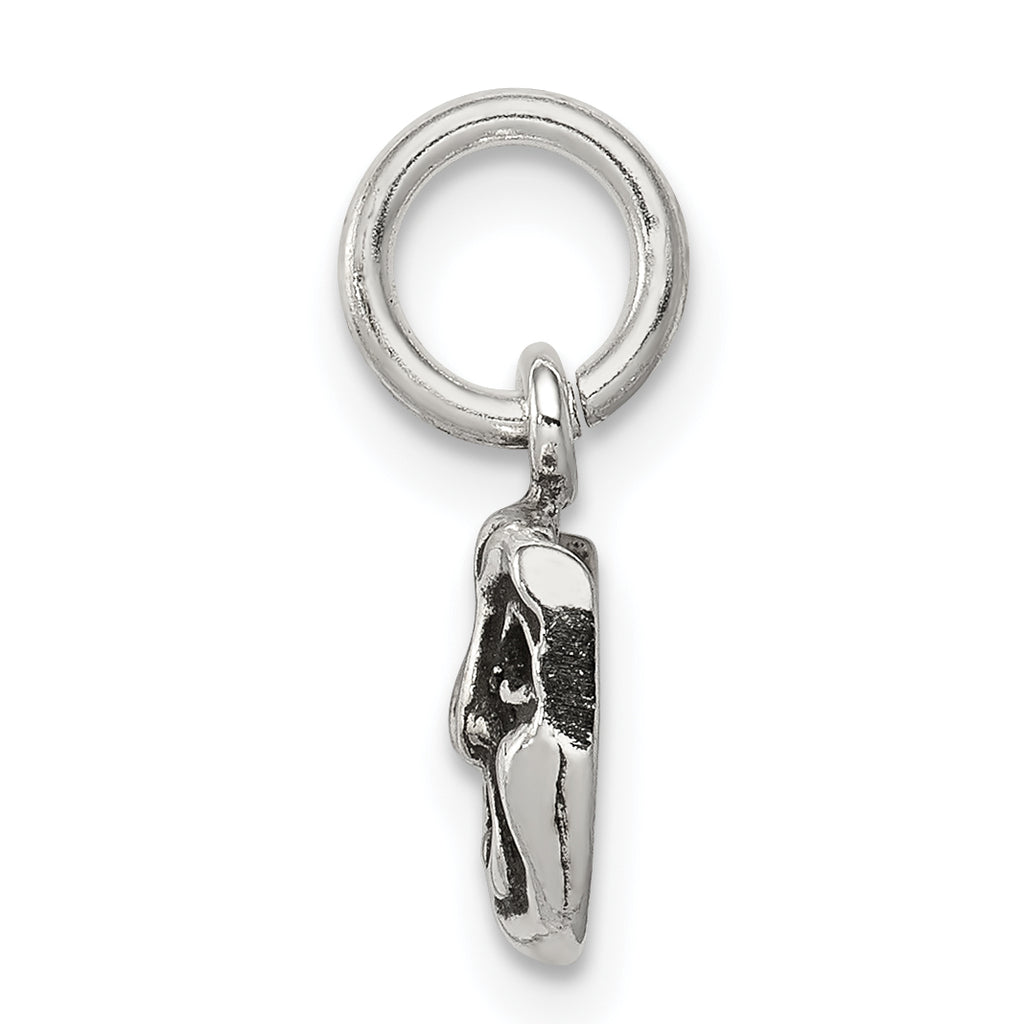 Comedy & Tragedy Face Charm in Sterling Silver