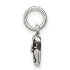 Comedy & Tragedy Face Charm in Sterling Silver