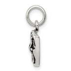 Sterling Silver 925 Antiqued Comedy Tragedy Face Charms Vintage Style