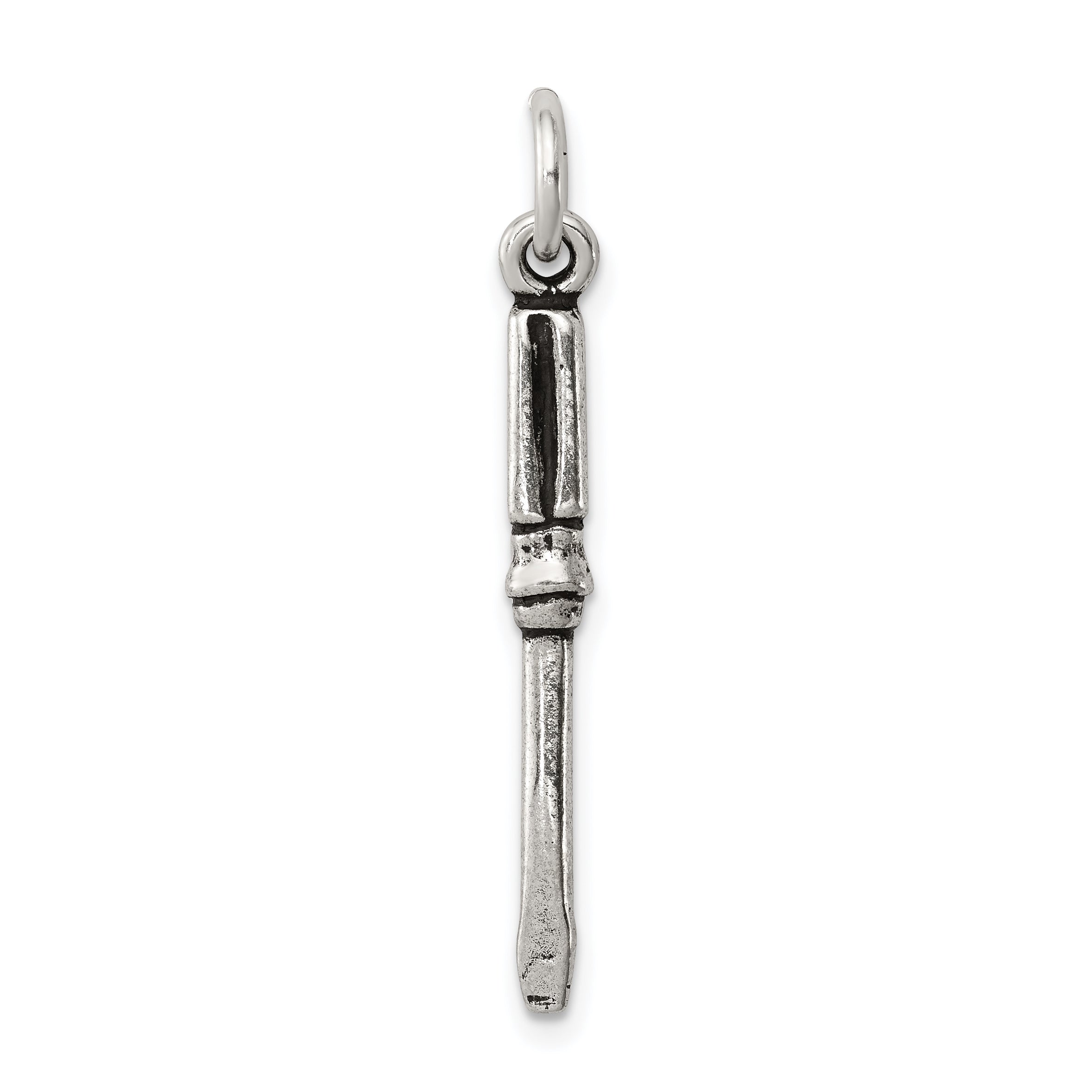 Sterling Silver Antiqued Screwdriver Charm Main image