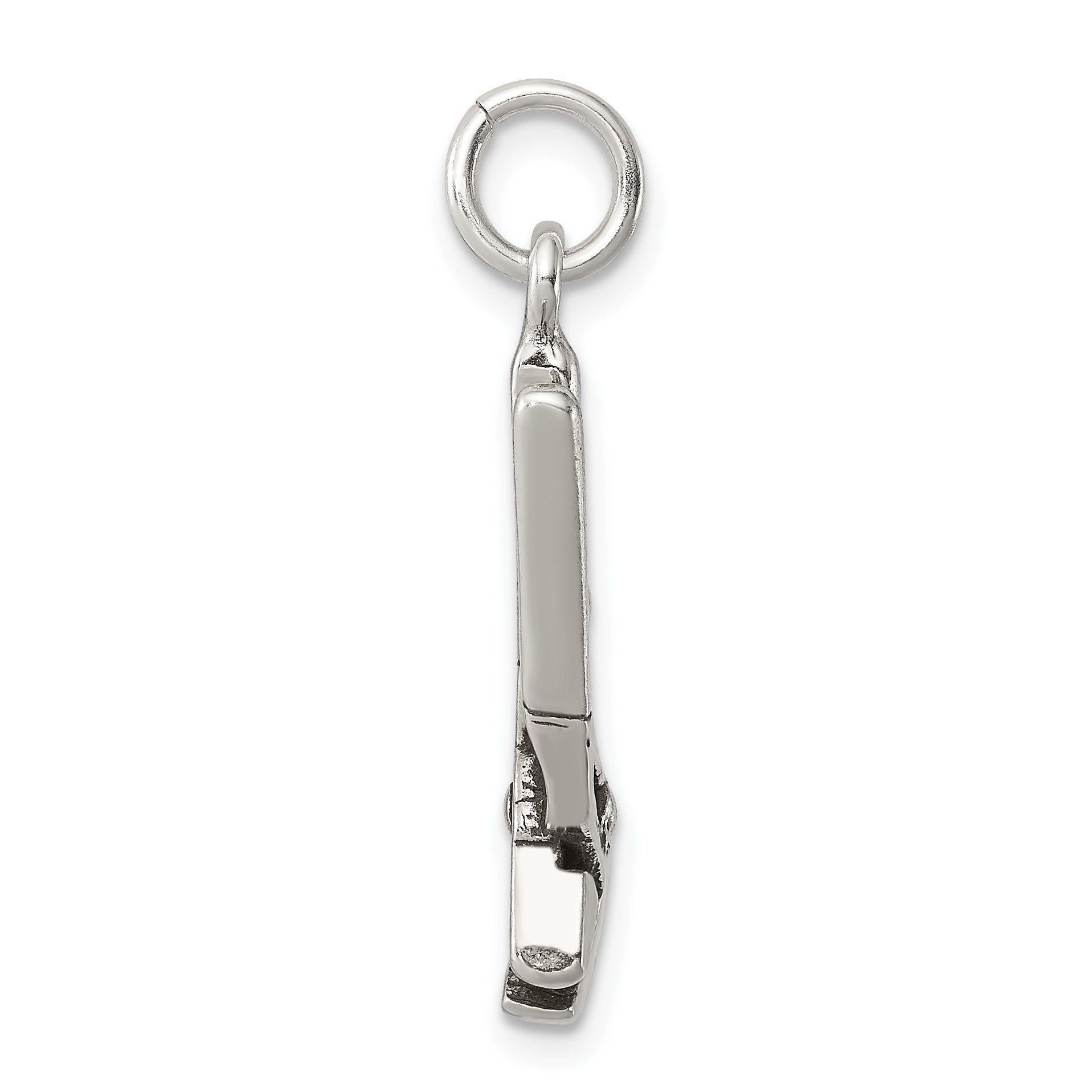 Sterling Silver 925 Antiqued Pliers Charm with 3D Design Sophia Jewelers Secondary image