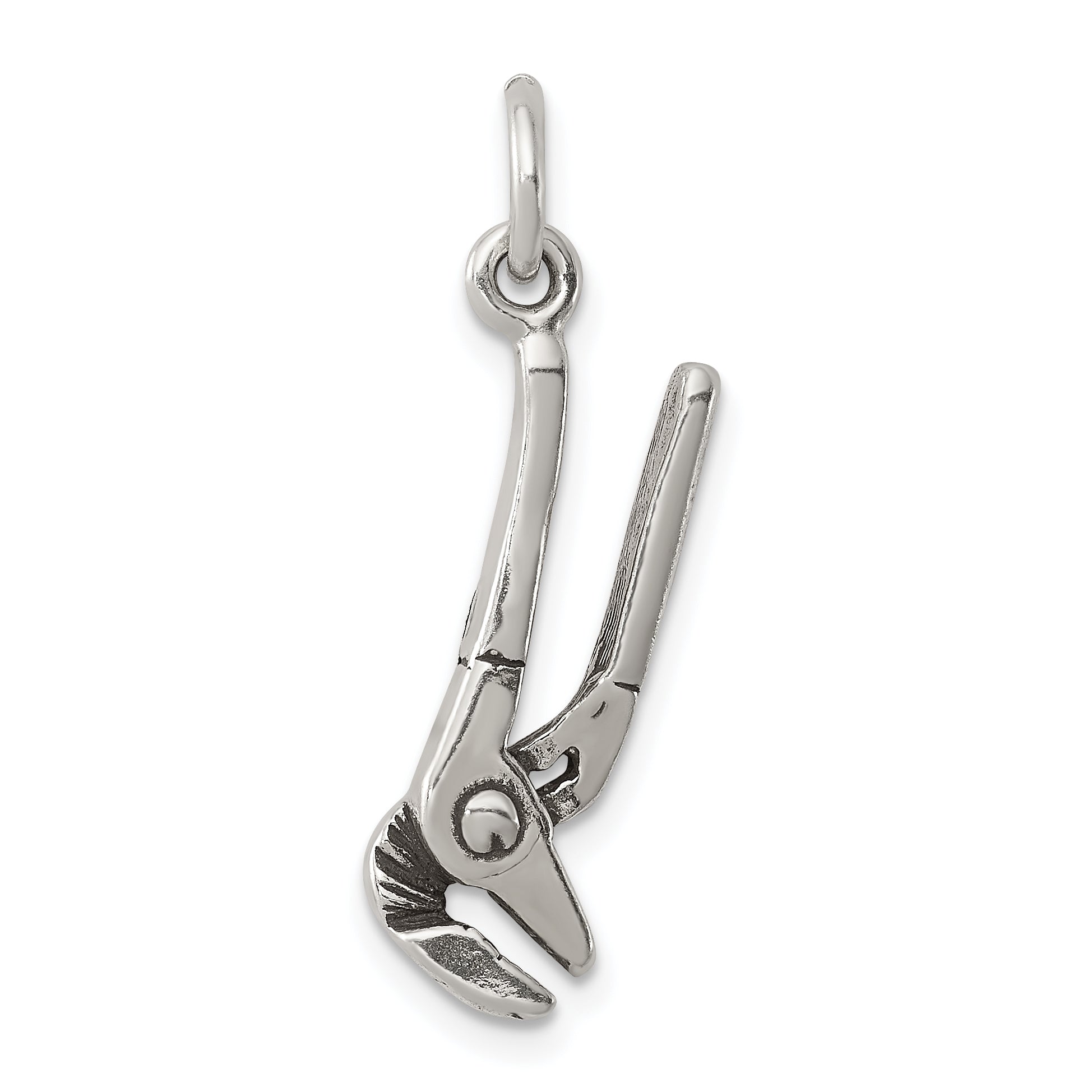 Sterling Silver Antiqued Pliers Charm Main image