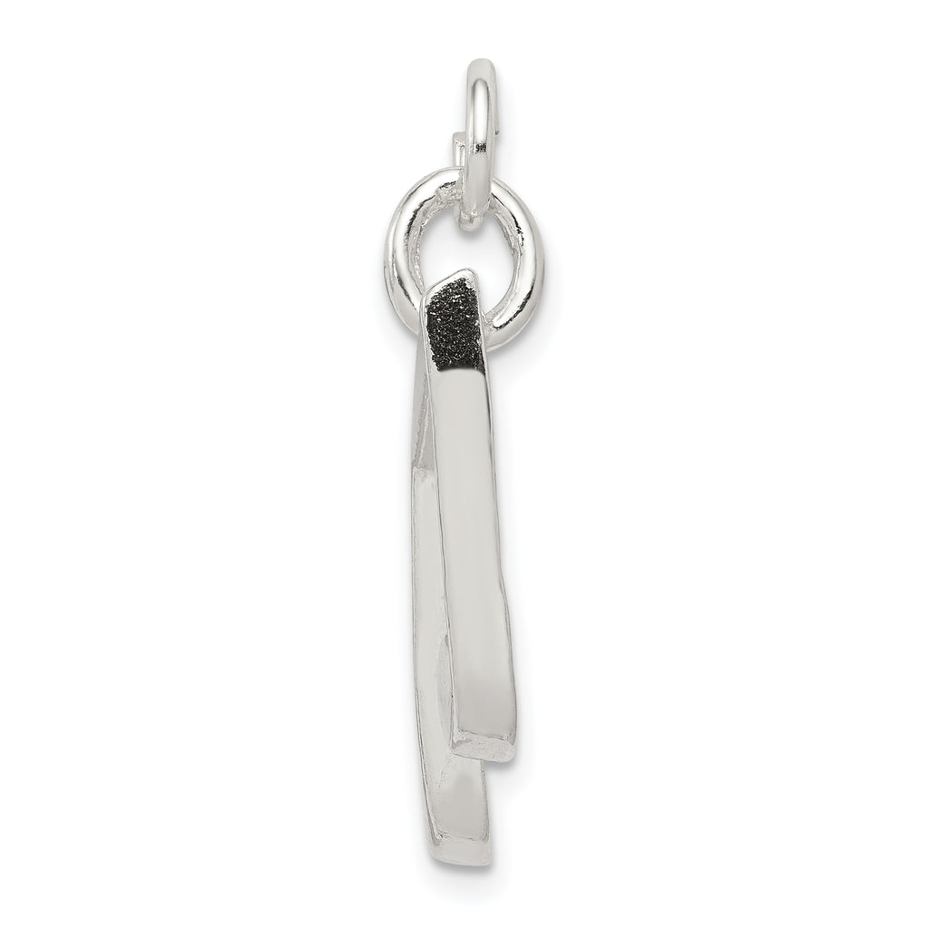 Sterling Silver Music Notes Charm