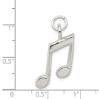 Sterling Silver Music Notes Charm