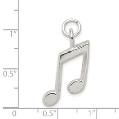 Sterling Silver Music Notes Charm