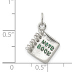 Sterling Silver 925 Polished Themed Pendant with Anti-Tarnish Finish