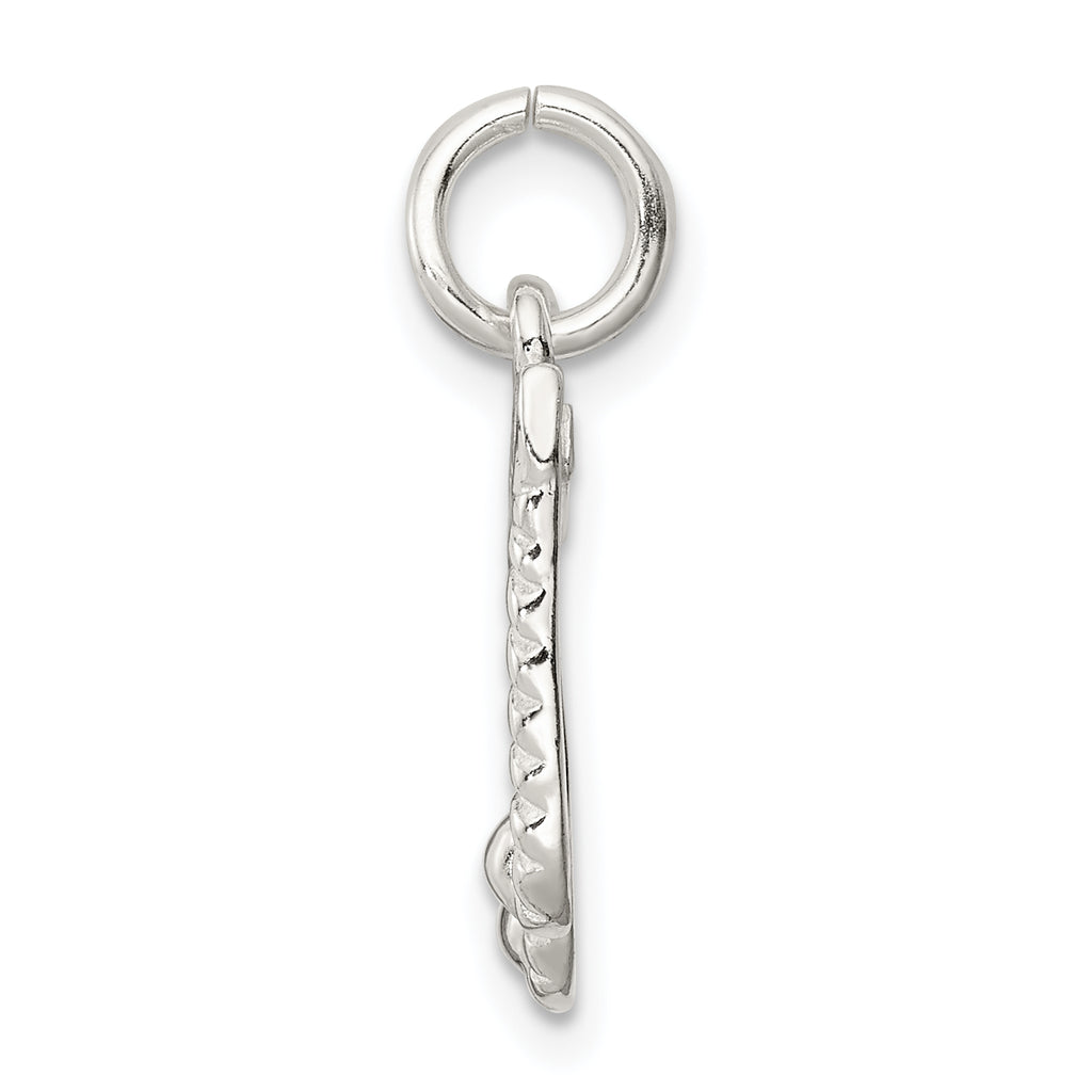 Sterling Silver 925 Music Notes Charm with Polished Anti-Tarnish Finish