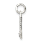 Sterling Silver 925 Music Notes Charm with Polished Anti-Tarnish Finish