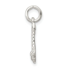 Sterling Silver 925 Music Notes Charm with Polished Anti-Tarnish Finish
