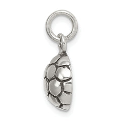 Sterling Silver Antiqued Soccer Ball Charm