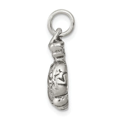Sterling Silver Antiqued Boxing Gloves Charm