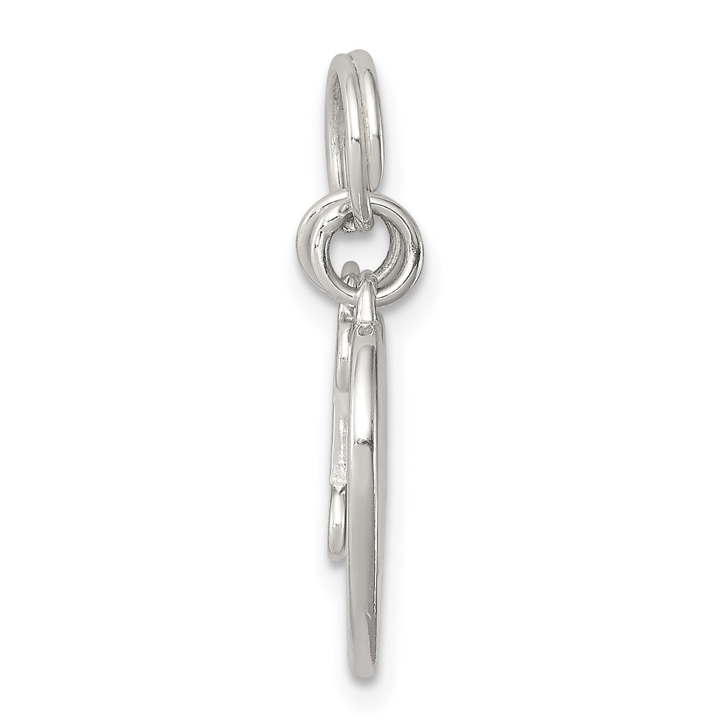 Sterling Silver 925 Dog Lover Pendant with Anti-Tarnish Finish
