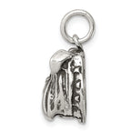 Sterling Silver 925 Bull Dog Charm for Men's Vintage Jewelry