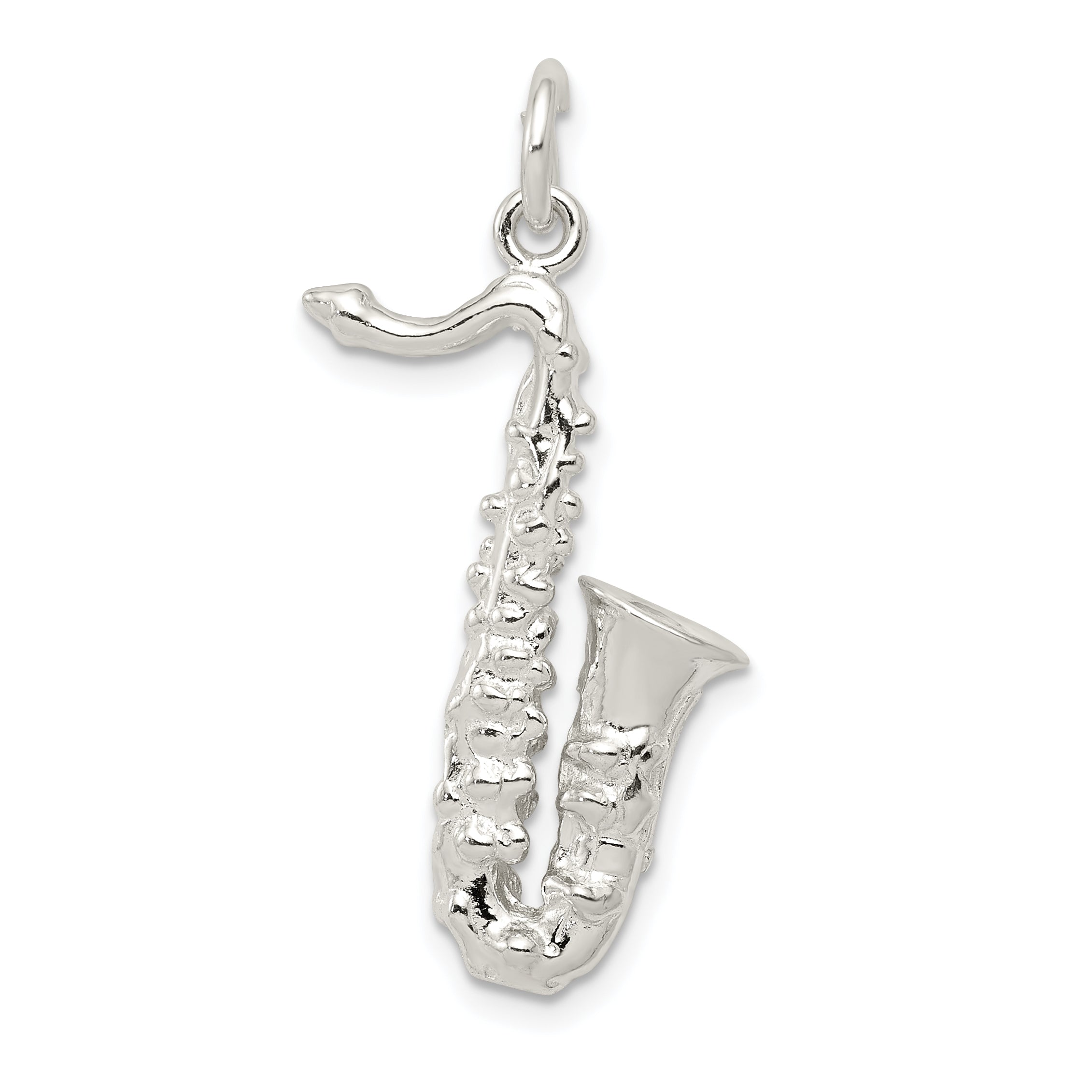 Sterling Silver Saxophone Charm Main image