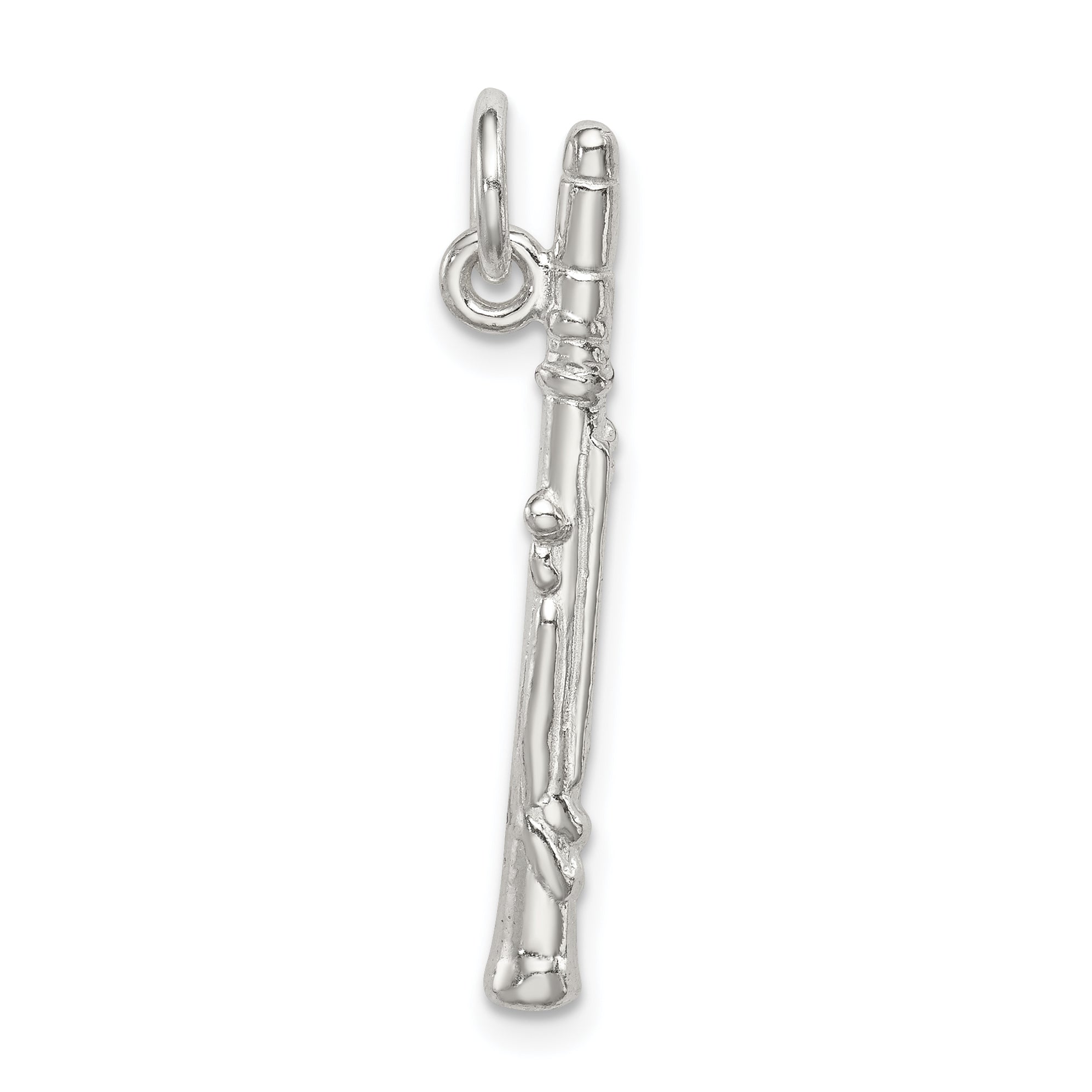 Sterling Silver Flute Charm Main image