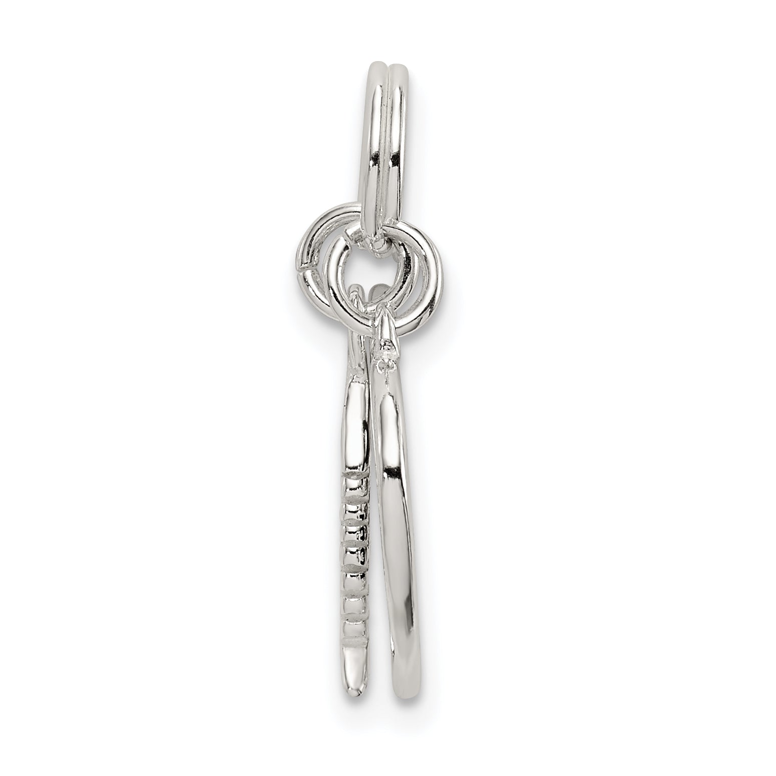 Sophia Jewelers Sterling Silver 925 Cat Pendant with Anti-Tarnish Finish Secondary image