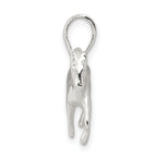 Sophia Jewelers 925 Sterling Silver 3D Polished Horse Pendant for Men