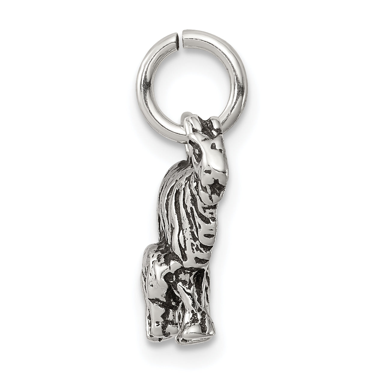 Sophia Jewelers Sterling Silver 925 Antiqued Goat Charm Vintage Inspired Secondary image