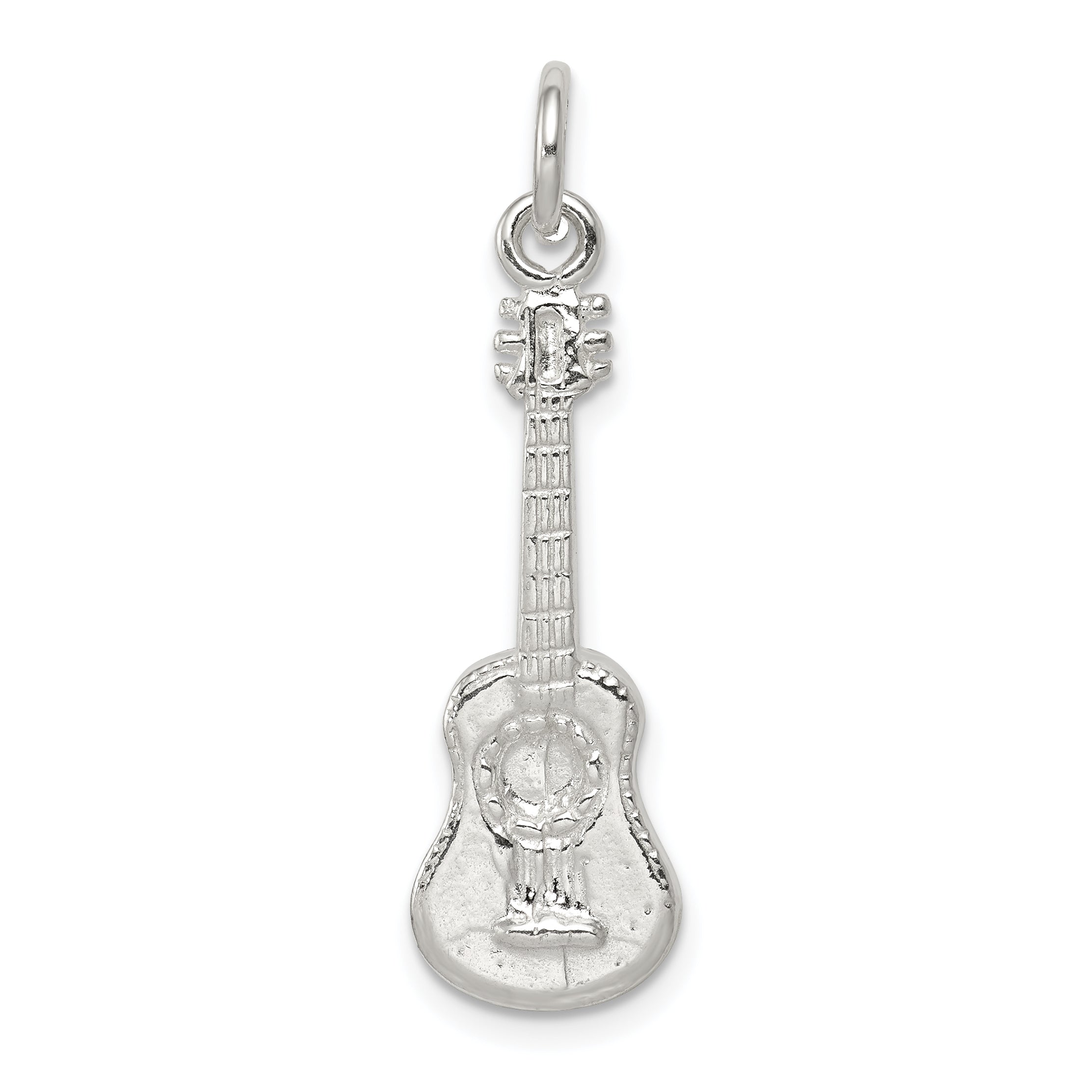 Sterling Silver Guitar Charm Main image