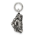 Sophia Jewelers 925 Sterling Silver Antiqued Lion Charm Pendant