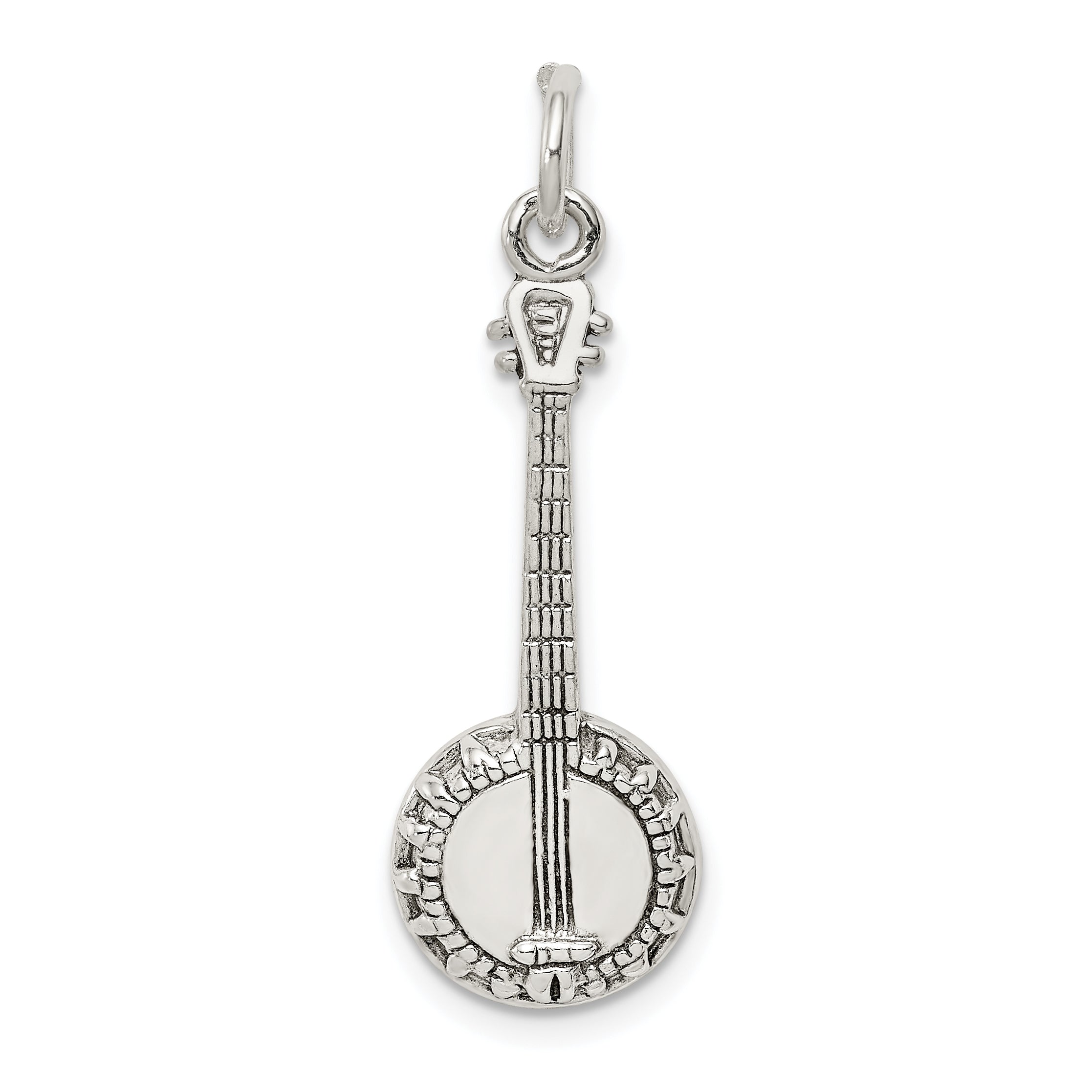 Sterling Silver Banjo Charm Main image