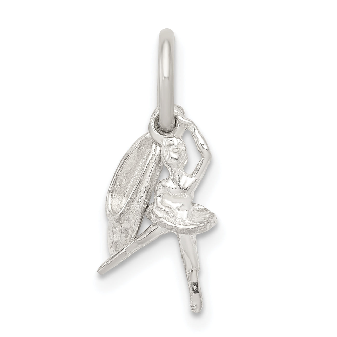 Sterling Silver Ballerina with Shoe Charm Main image