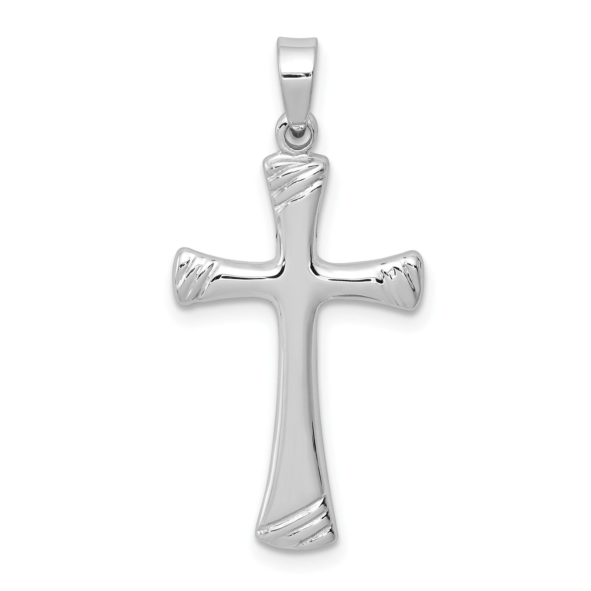 Sterling Silver Rhodium-plated Cross Pendant Main image
