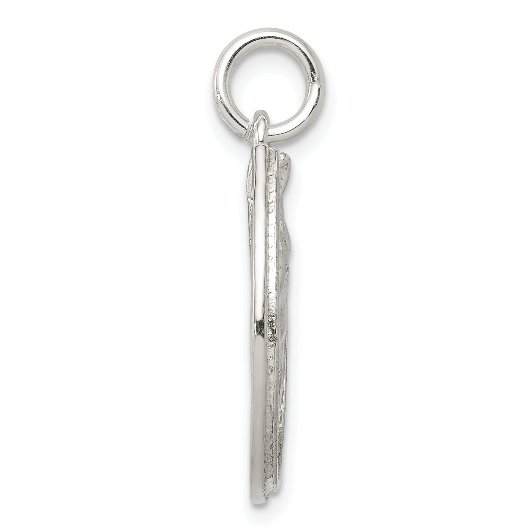 Sophia Jewelers 925 Sterling Silver Horseshoe Pendant with Polished Horse Head Secondary image