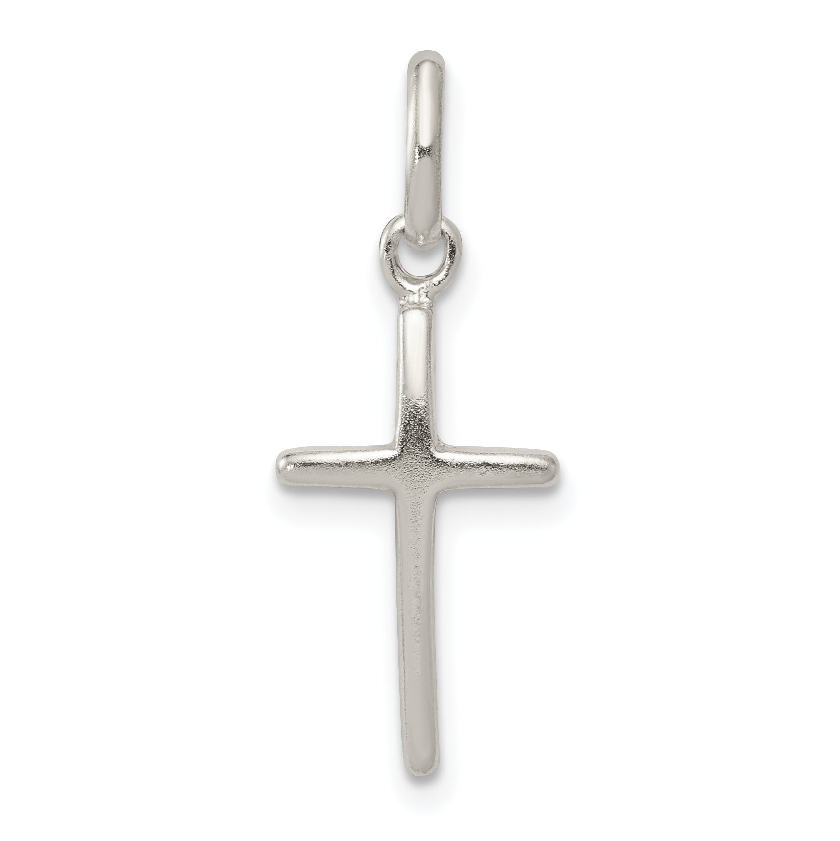 Sterling Silver Polished Cross Charm Main image