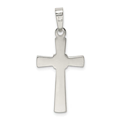 Sterling Silver & Gold-tone Polished Latin Cross Pendant