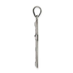 Sterling Silver 925 Latin Cross Pendant with Polished Finish