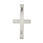 Sterling Silver 925 Latin Cross Pendant with Polished Finish