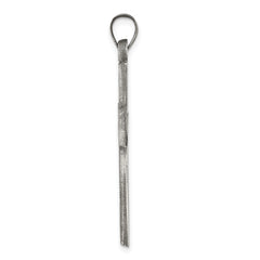 Sterling Silver 925 Latin Cross Pendant Polished Elegance