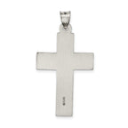 Sterling Silver 925 Latin Cross Pendant Polished Elegance