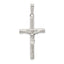 Sterling Silver Polished Hollow Crucifix Cross Pendant
