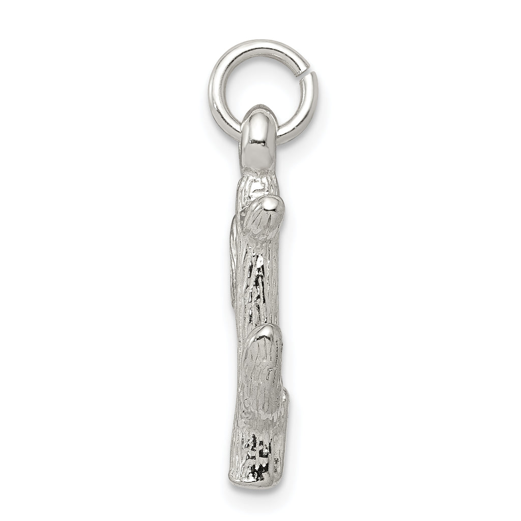 Sophia Jewelers 925 Sterling Silver 3D Cactus Charm Polished Finish