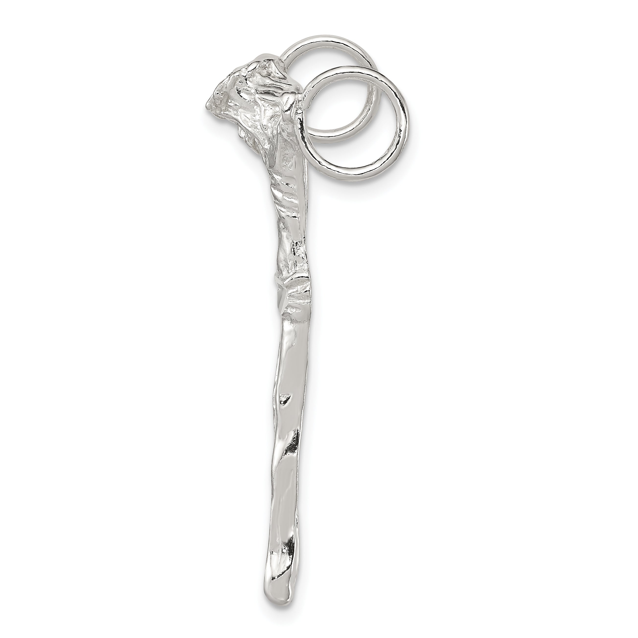 Sophia Jewelers Sterling Silver 925 Jesus Cross Pendant with Polished Anti-Tarnish Finish Secondary image