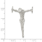 Sophia Jewelers Sterling Silver 925 Jesus Cross Pendant with Polished Anti-Tarnish Finish