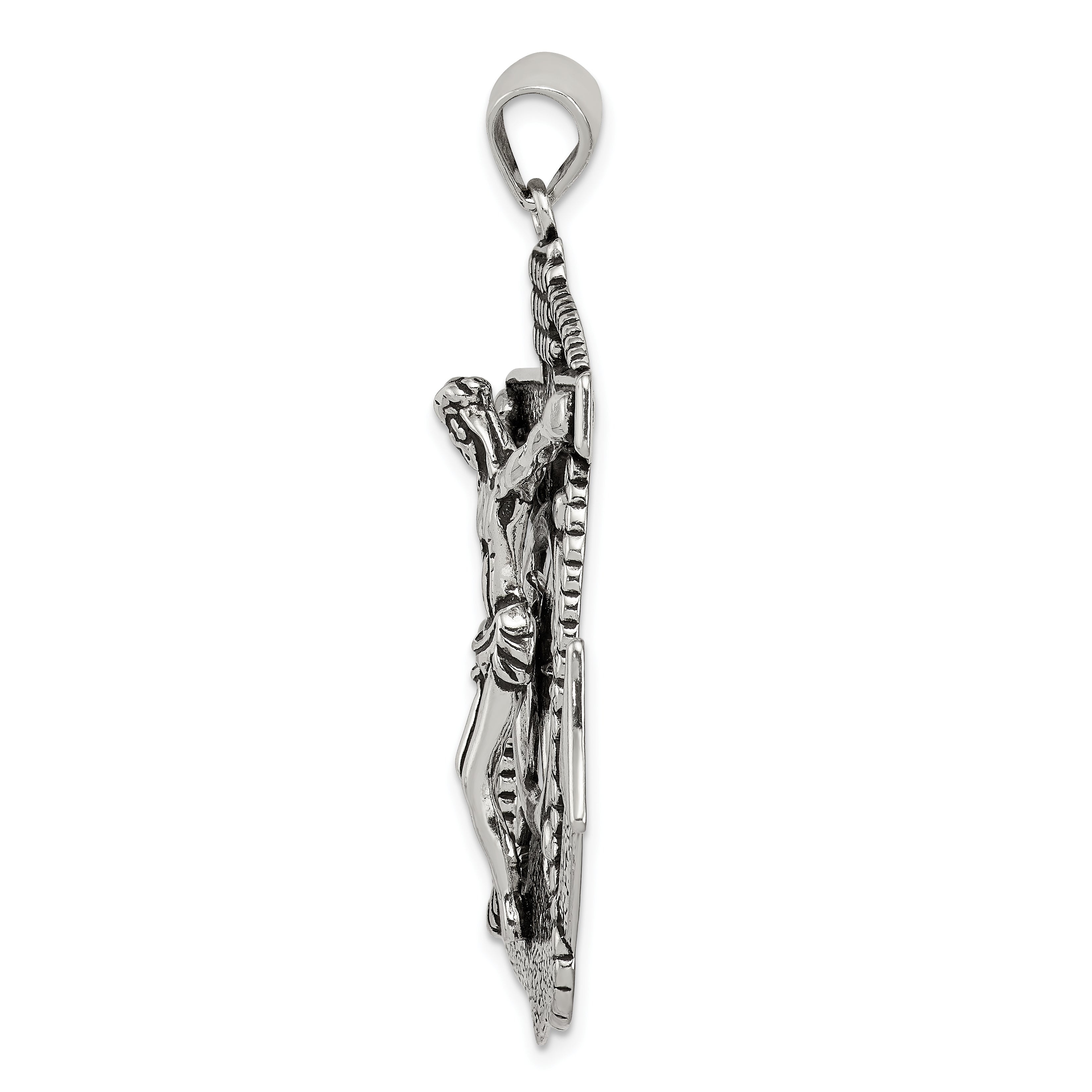 Sterling Silver Antiqued Mariner Cross Pendant Secondary image