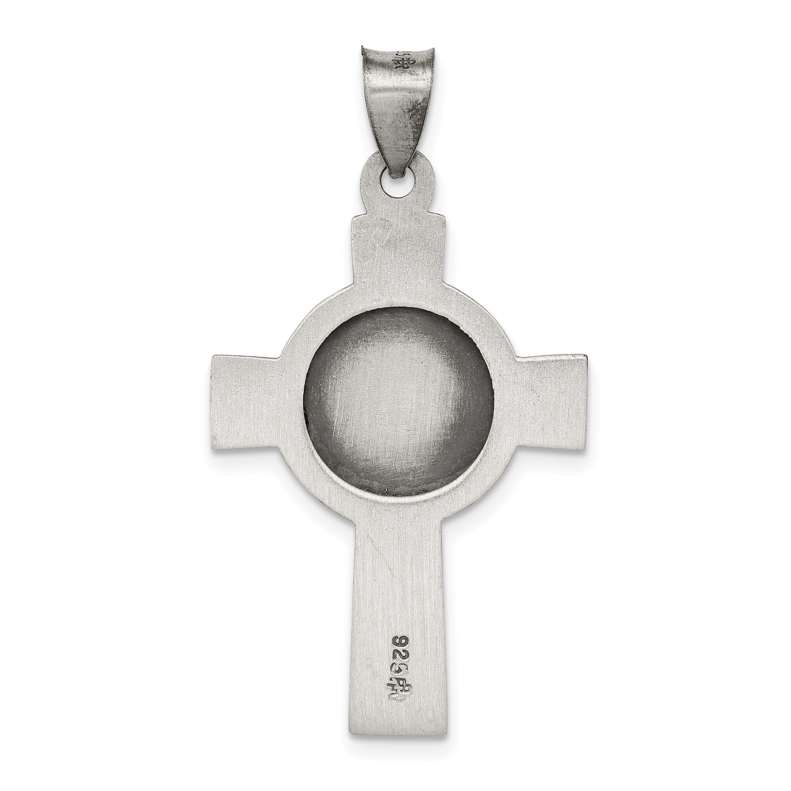 Sterling Silver 925 St. Michael Pendant with Antiqued Finish