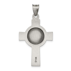 Sterling Silver 925 St. Michael Pendant with Antiqued Finish