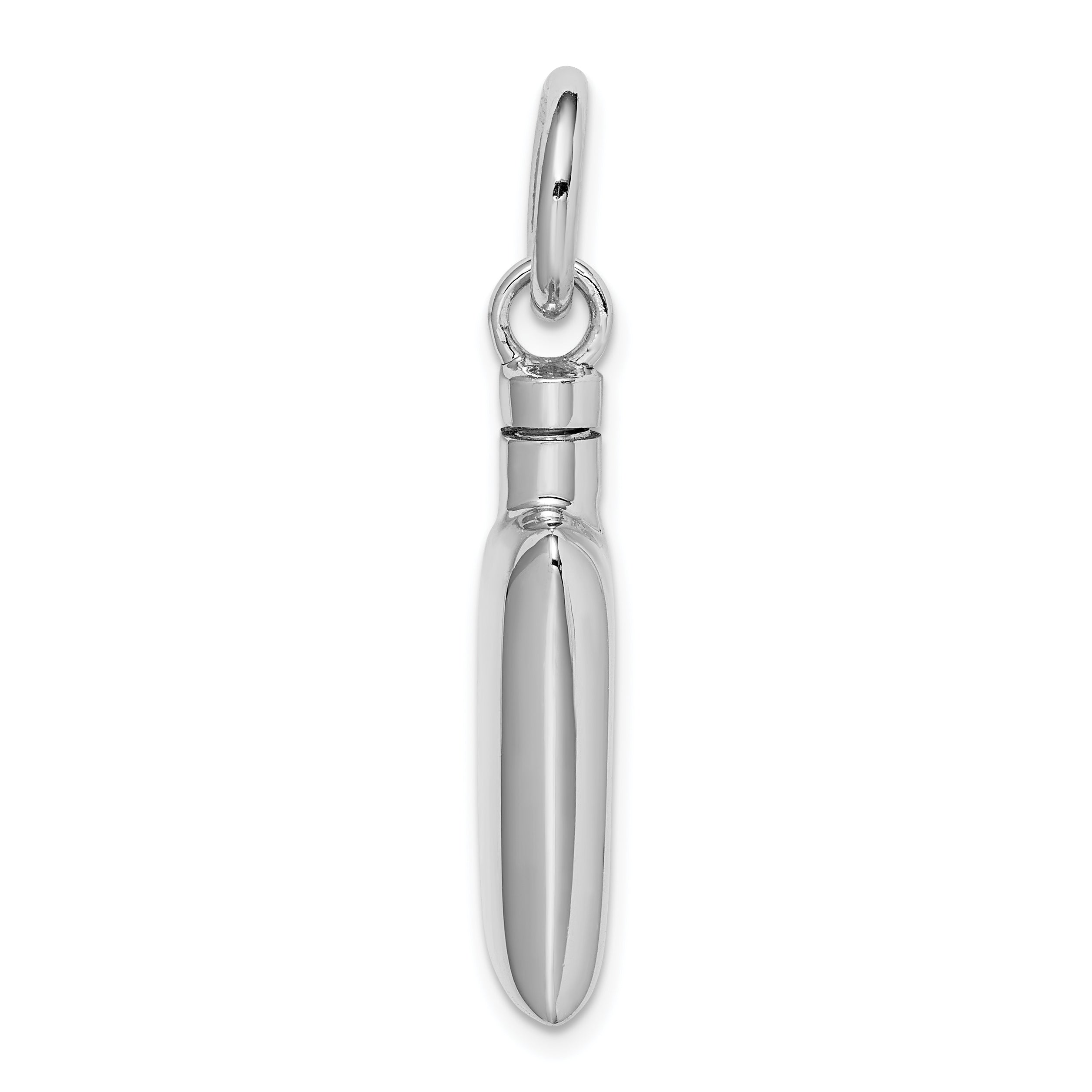 Sterling Silver 925 Ash Holder Pendant with Rhodium Polish Secondary image