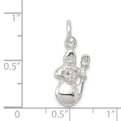 Sophia Jewelers Sterling Silver 925 Snowman Charm Elegant Gift Ready