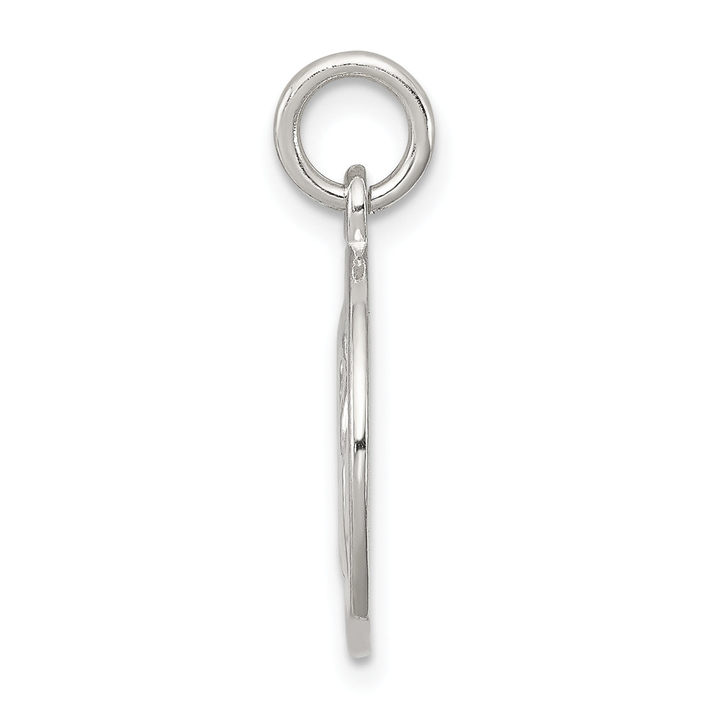 Sterling Silver 925 Raphael Angel Pendant with Polished Texture