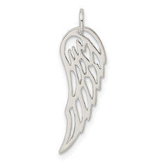 Sophia Jewelers Sterling Silver 925 Men's Polished Angel Wing Charm