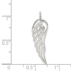 Sterling Silver Polished Angel Wing Charm