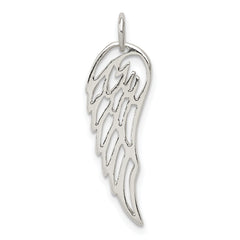Sterling Silver Polished Angel Wing Charm