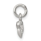 Sophia Jewelers 925 Sterling Silver CZ Heart Pendant with Angel Wings